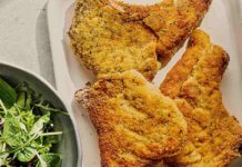 Pork Milanese from Gino's Italian Family Adventure: Easy Recipes The Whole Family Will Love by Gino D'Acampo, published by Bloomsbury (Haarala Hamilton/PA)