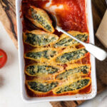 Spinach and ricotta pasta bake- The Tomato Stall
