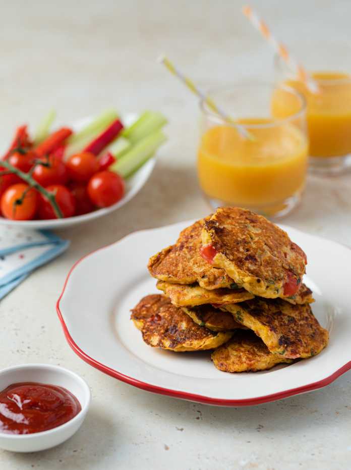 Tomato and Sweetcorn Fritters