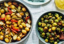 Gino's Brussels sprouts with chorizo