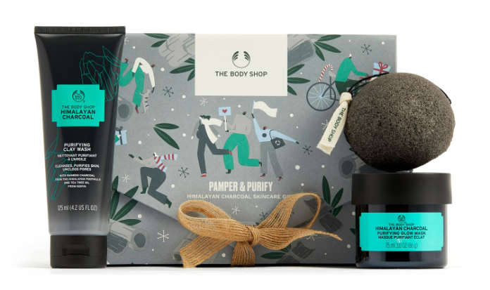 The Body Shop Pamper & Purify Himalayan Charcoal Skincare Gift