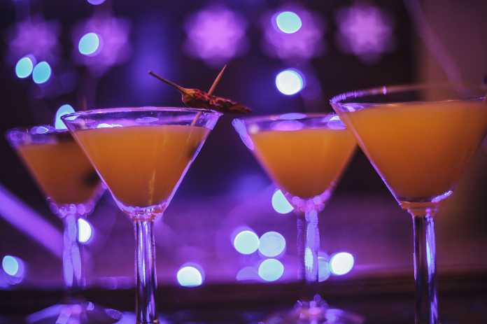 Festive cocktails.