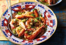Cantonese garlic king prawns recipe