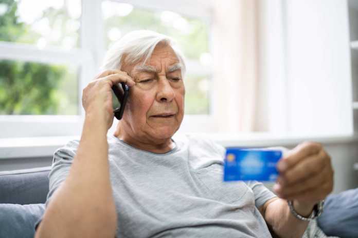 Elder Scam Call And Senior Pension Finance Fraud