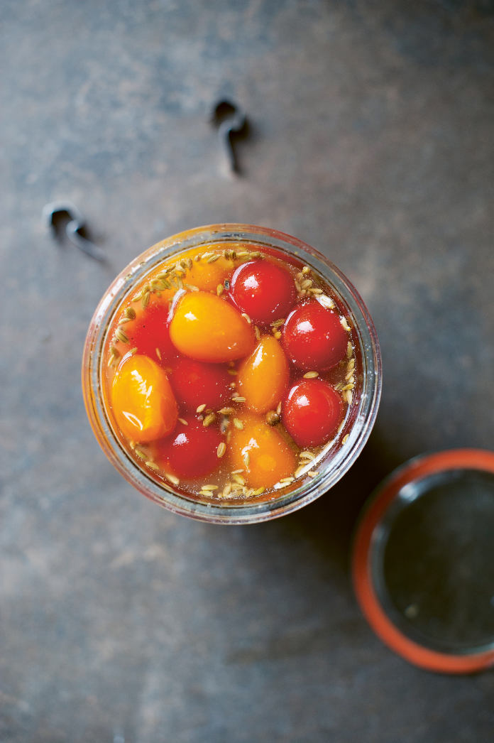 Garam masala cherry tomatoes from Ferment by Mark Diacono