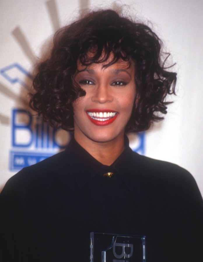 Whitney Houston on the red carpet in 1991 