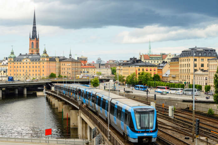 Train in Sweden