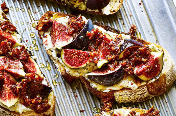Fig and ricotta toast best brunch recipes