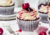 Chocolate Cherry Amaretto Cupcakes by Nourishing Amy