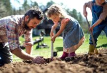 Gardening with kids