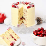 Cranberry and White Chocolate cake